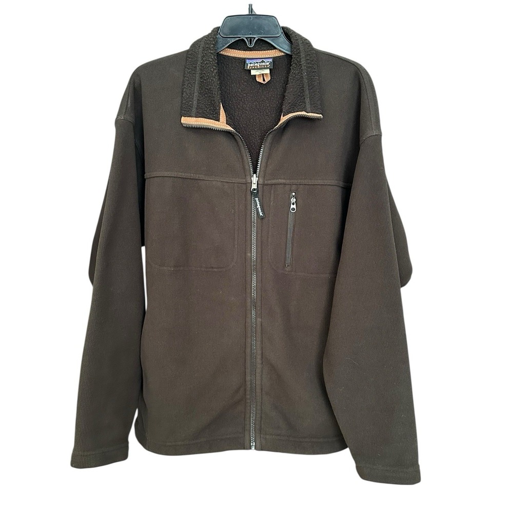 Patagonia Synchilla Jacket Men XL Corduroy Full Zip Sherpa Fleece Chore HR-8
